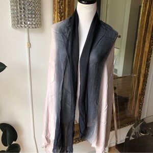 Furla Multicolor Gradient Silk Cashmere Scarf Shawl Wrap